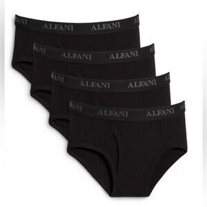 Alfani Men’s 4 Pack Briefs in Black Size XXL 2XL 41-43 NWT $40